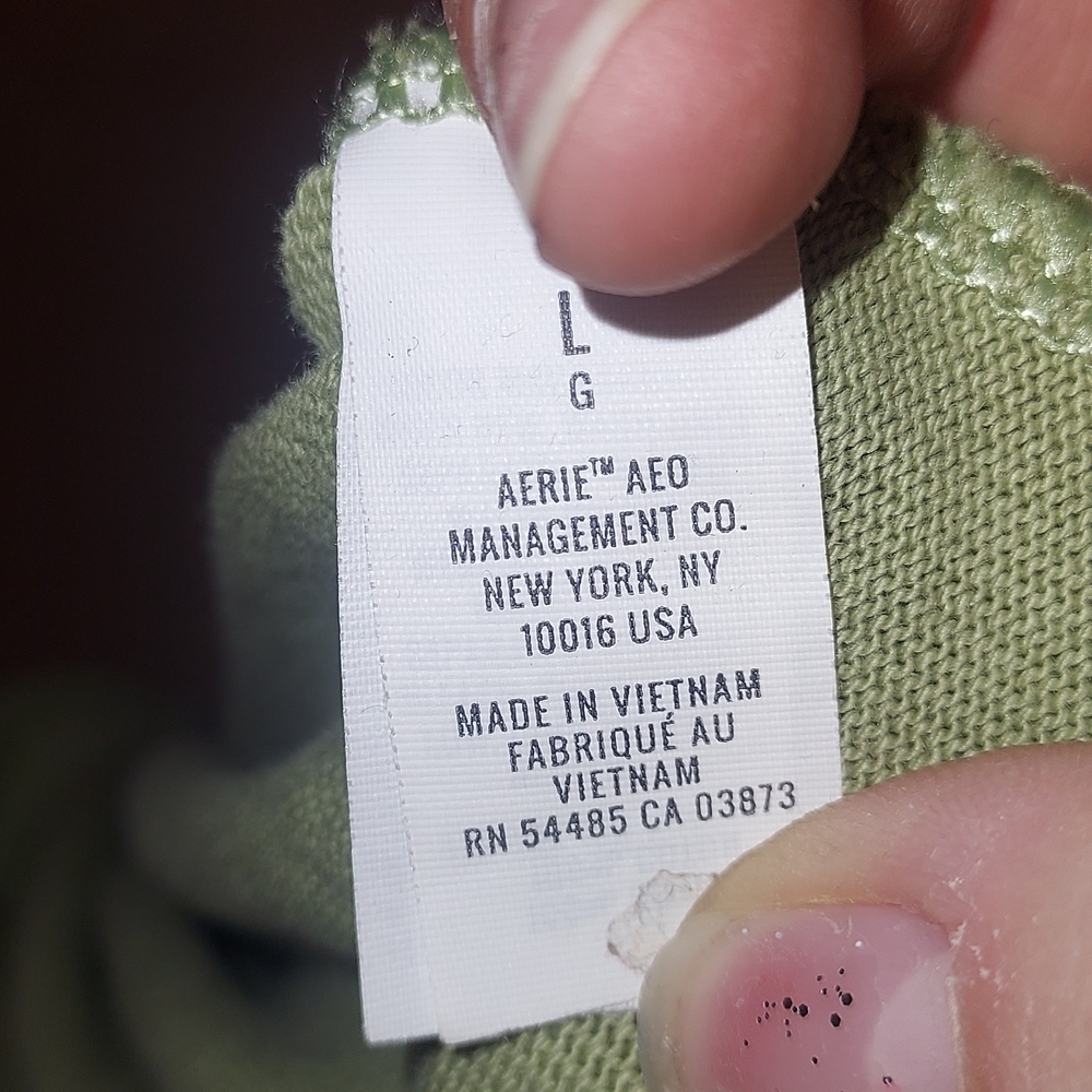 Aerie Sage Lace-Up Hoodie - Picture 3 of 5